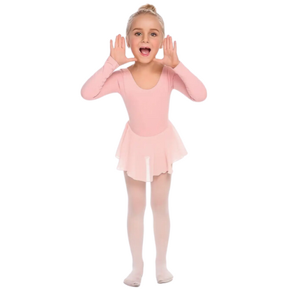 Long Sleeve Skirted Leotard