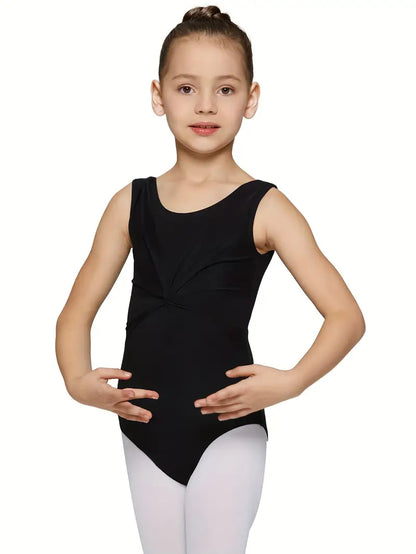 Mesh Twist Front Leotard