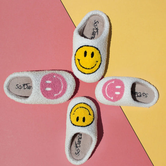 Joyful Soles Happy Face Slippers (BT50)