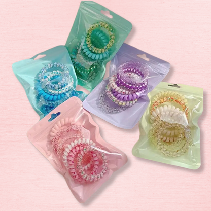 Telephone Cord Hair Ties