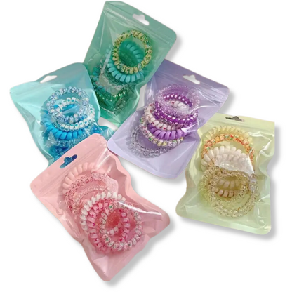 Telephone Cord Hair Ties