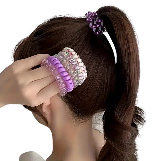 Telephone Cord Hair Ties