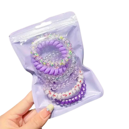 Telephone Cord Hair Ties