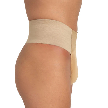 Quilted Cotton Panel Thong Dance Belt