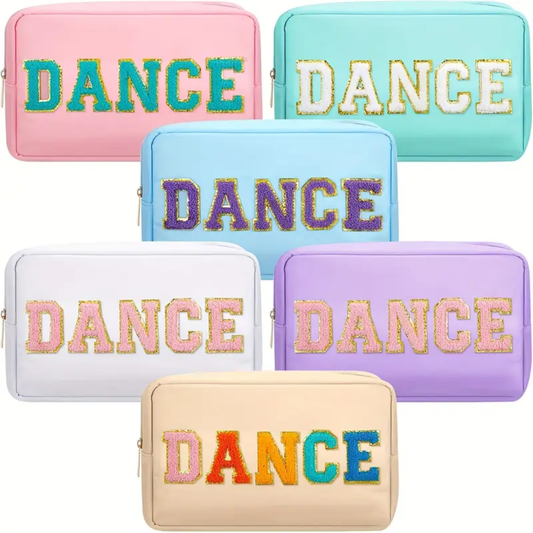 "DANCE" Nylon Make-Up Bag