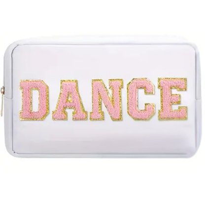 "DANCE" Nylon Make-Up Bag