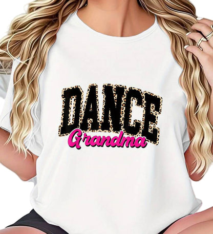 "Dance Grandma" Leopard Print Tee