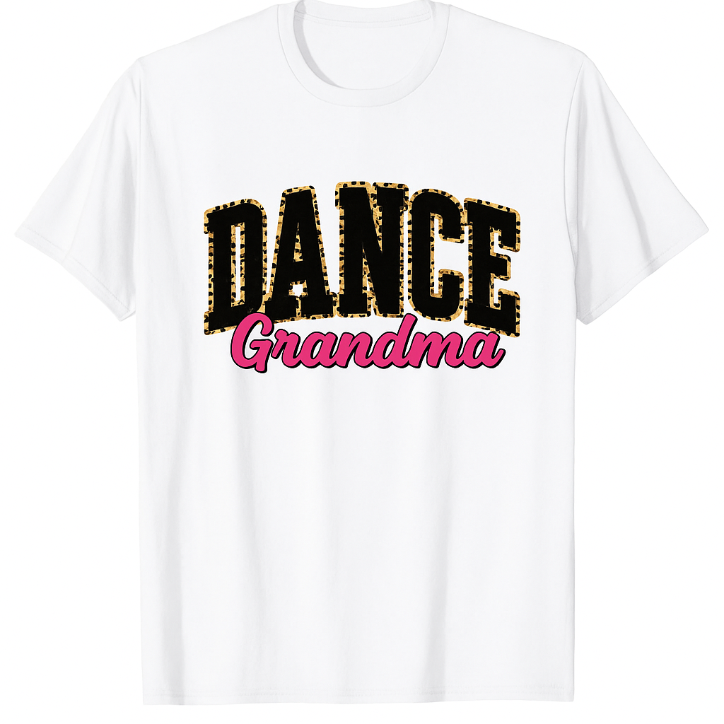 "Dance Grandma" Leopard Print Tee