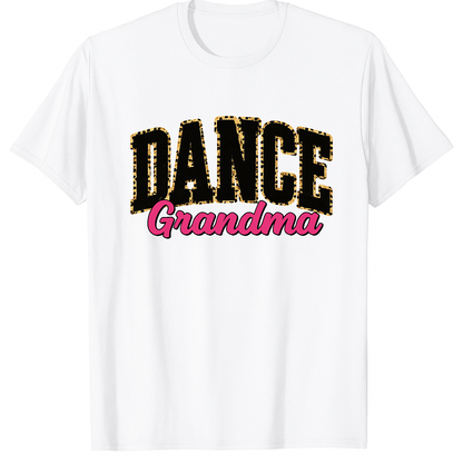 "Dance Grandma" Leopard Print Tee