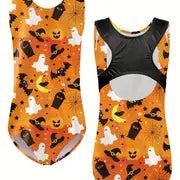Spooky Season Metallic Leotard