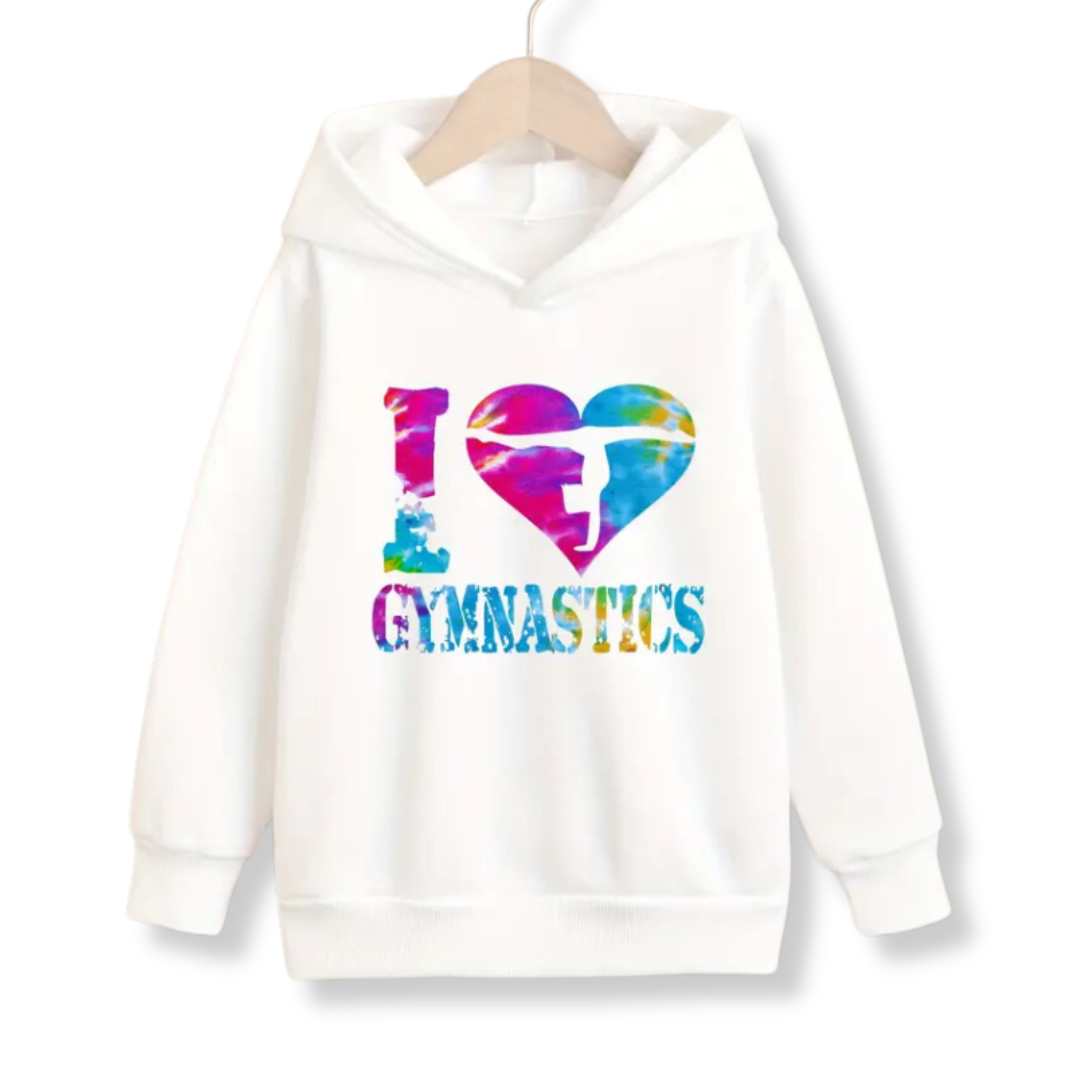 I Love Gymnastics Hoodie