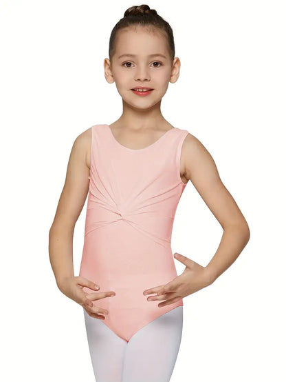 Mesh Twist Front Leotard