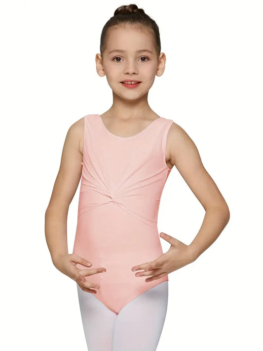 Mesh Twist Front Leotard