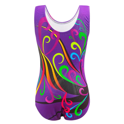 Vibrant Swirl Leotard