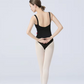 Wide Strap Pinch Front Leotard