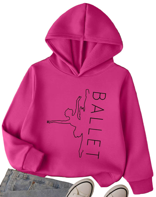 Hot Pink Ballet Hoodie
