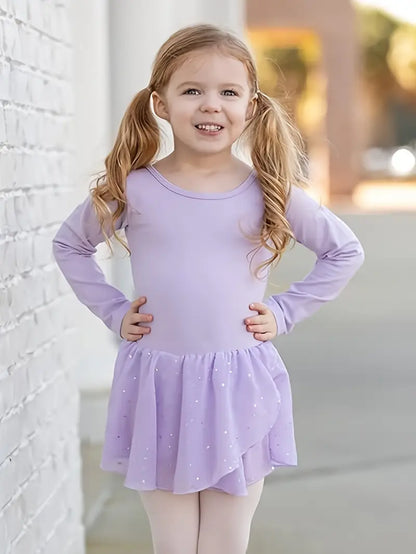 Butterfly Back Sequin Skirted Leotard