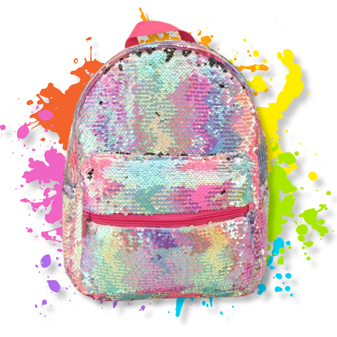 Rainbow Sequin Backpack