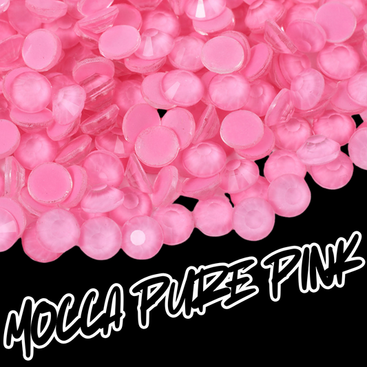 163 Mocca Pure Pink - Premium Rhinestones