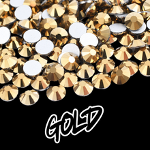 Load image into Gallery viewer, 007 Gold - Premium Rhinestones