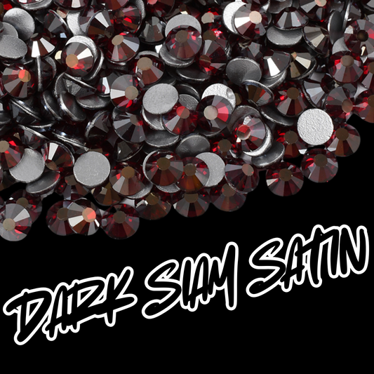 288 Dark Siam Satin - Premium Rhinestones