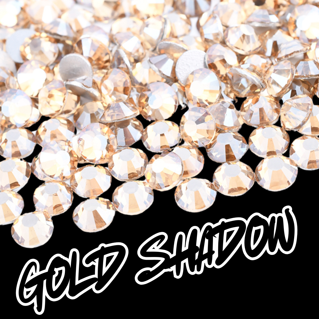 037 Gold Shadow - Premium Rhinestones