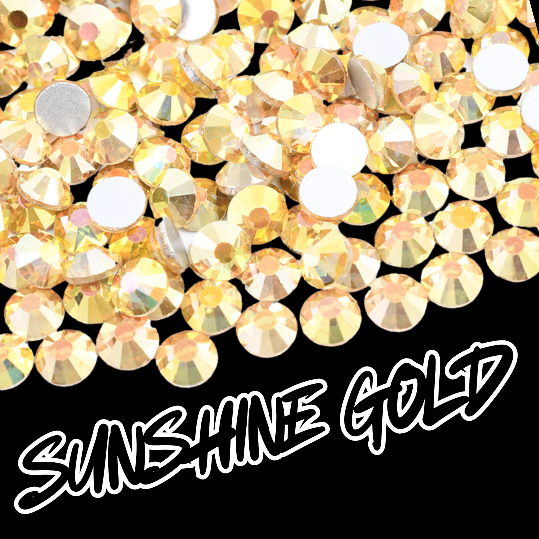 043 Sunshine Gold - Premium Rhinestones