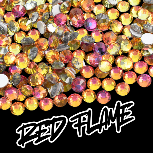 044 Red Flame - Premium Rhinestones