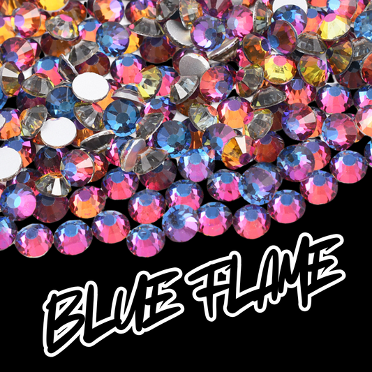 045 Blue Flame - Premium Rhinestones