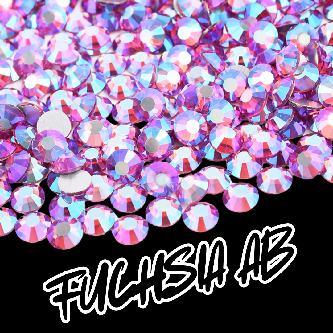 071 Fuchsia AB - Premium Rhinestones