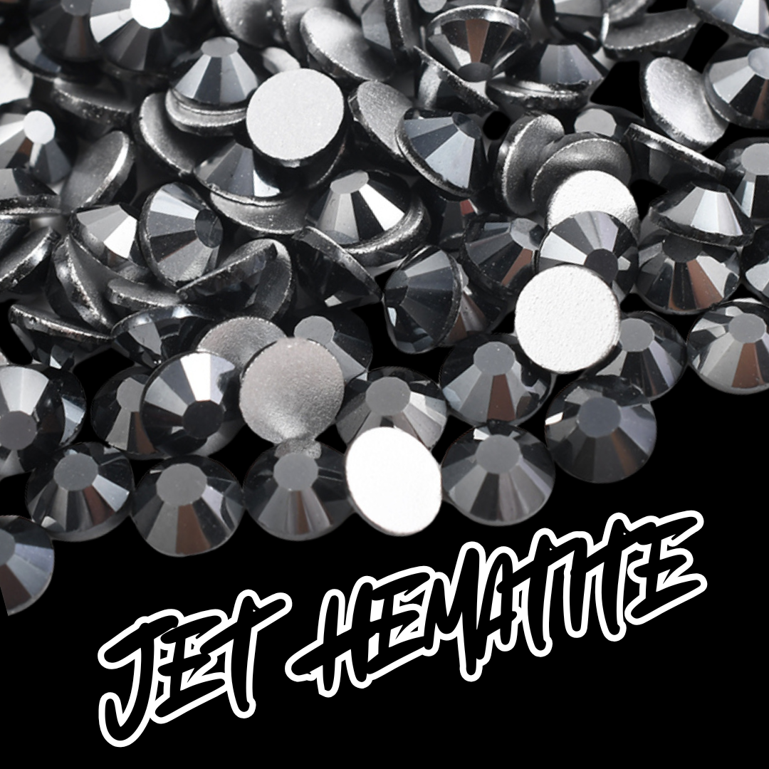 073 Jet Hematite - Premium Rhinestones