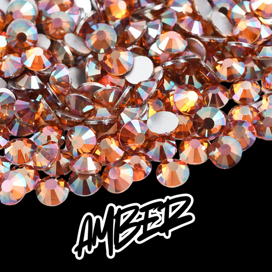 080 Amber - Premium Rhinestones