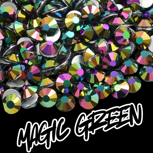 089 Magic Green - Premium Rhinestones