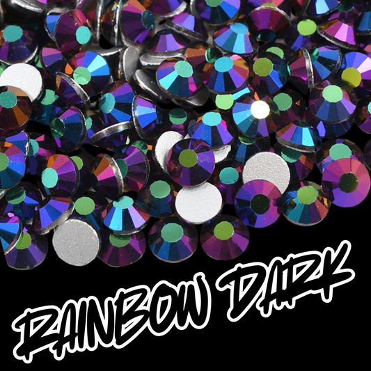 091 Rainbow Dark - Premium Rhinestones