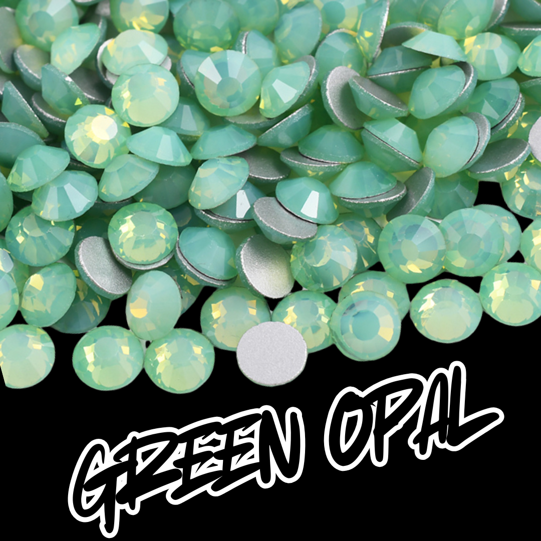 093 Green Opal - Premium Rhinestones