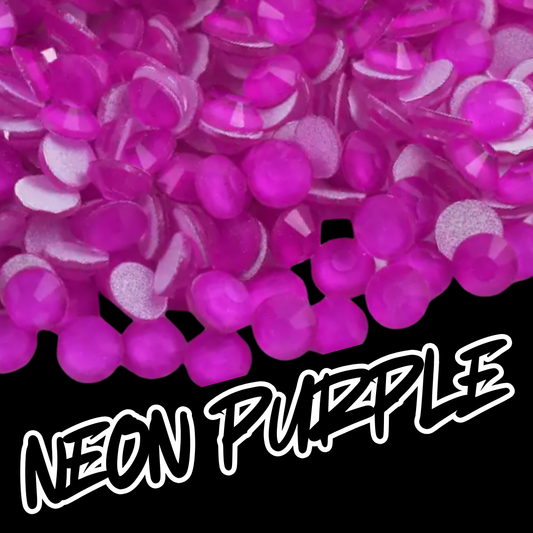 101 Neon Purple - Premium Rhinestones