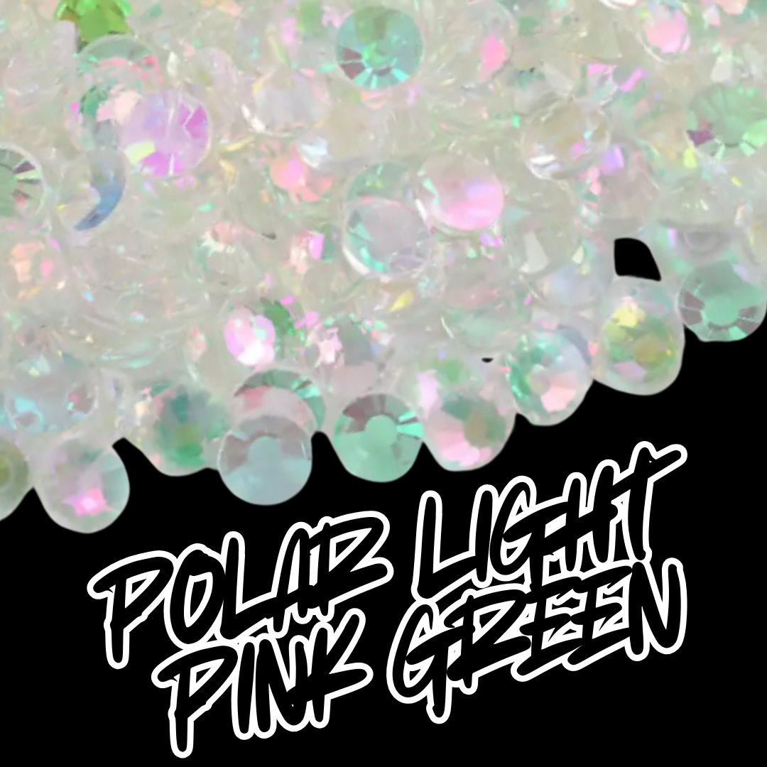 125 Polar Light Pink Green - Premium Rhinestones