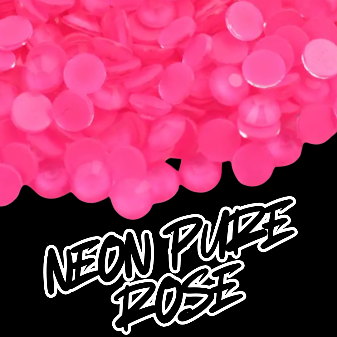 133 Neon Pure Rose - Premium Rhinestones