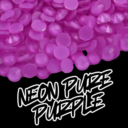 137 Neon Pure Purple - Premium Rhinestones
