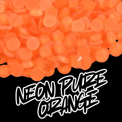 138 Neon Pure Orange - Premium Rhinestones