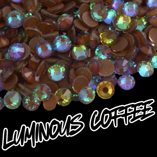 140 Luminous Coffee - Premium Rhinestones