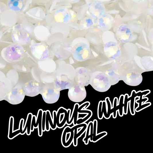 142 Luminous White Opal - Premium Rhinestones
