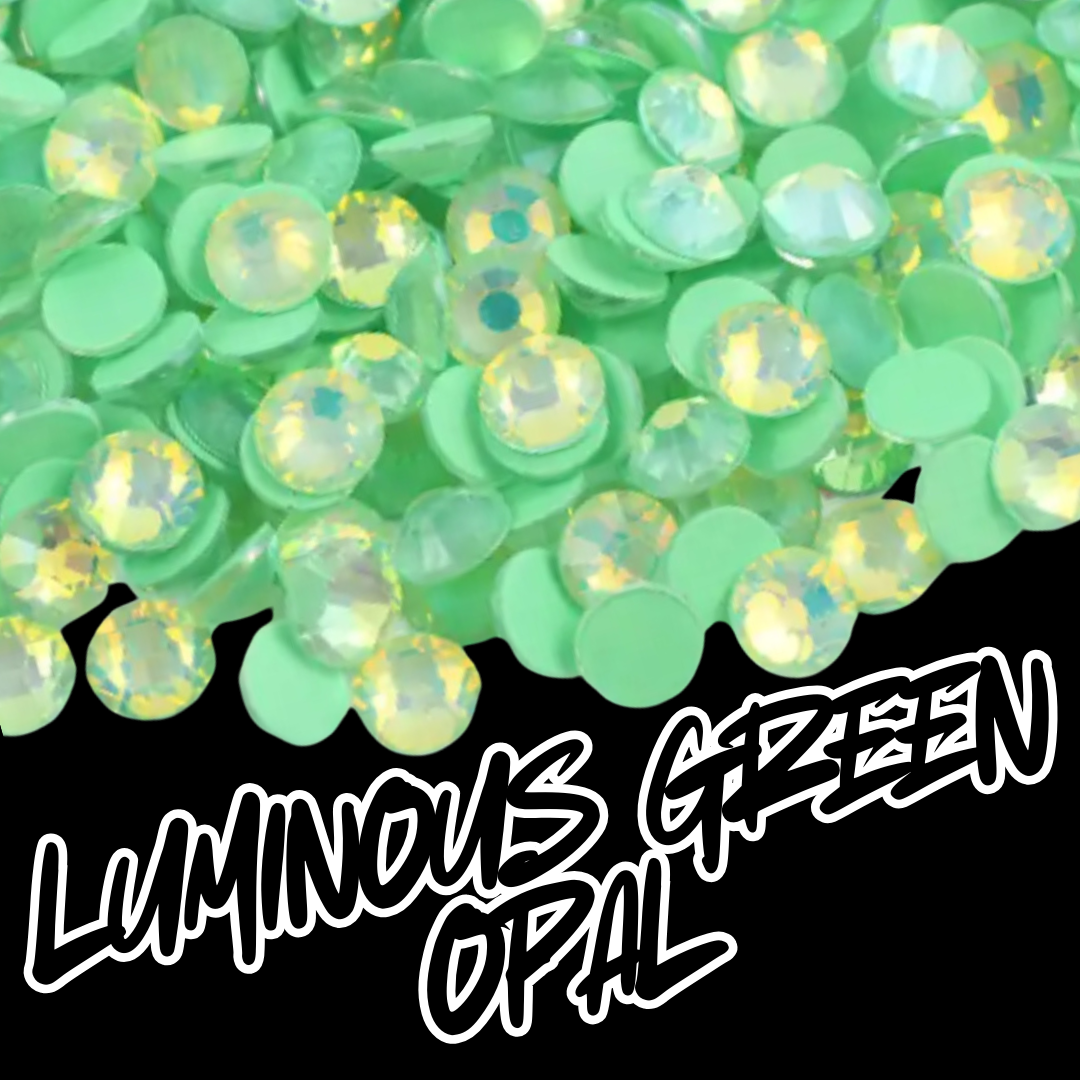 143 Luminous Green Opal - Premium Rhinestones