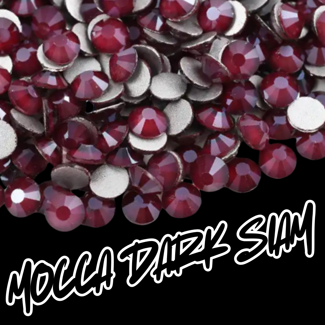156 Mocca Dark Siam - Premium Rhinestones