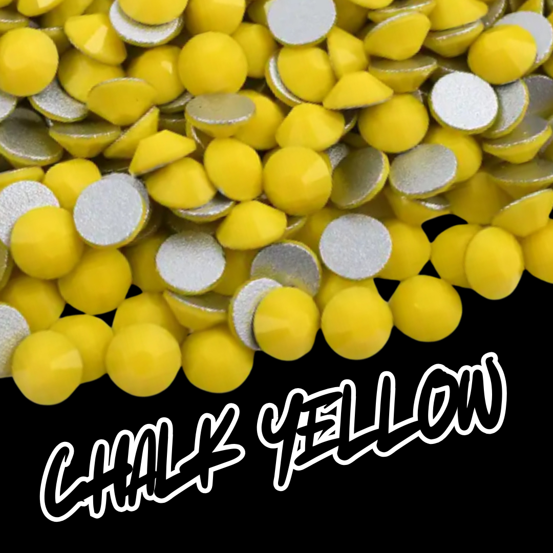 157 Chalk Yellow - Premium Rhinestones