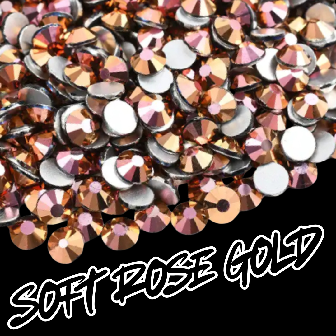 160 Soft Rose Gold - Premium Rhinestones