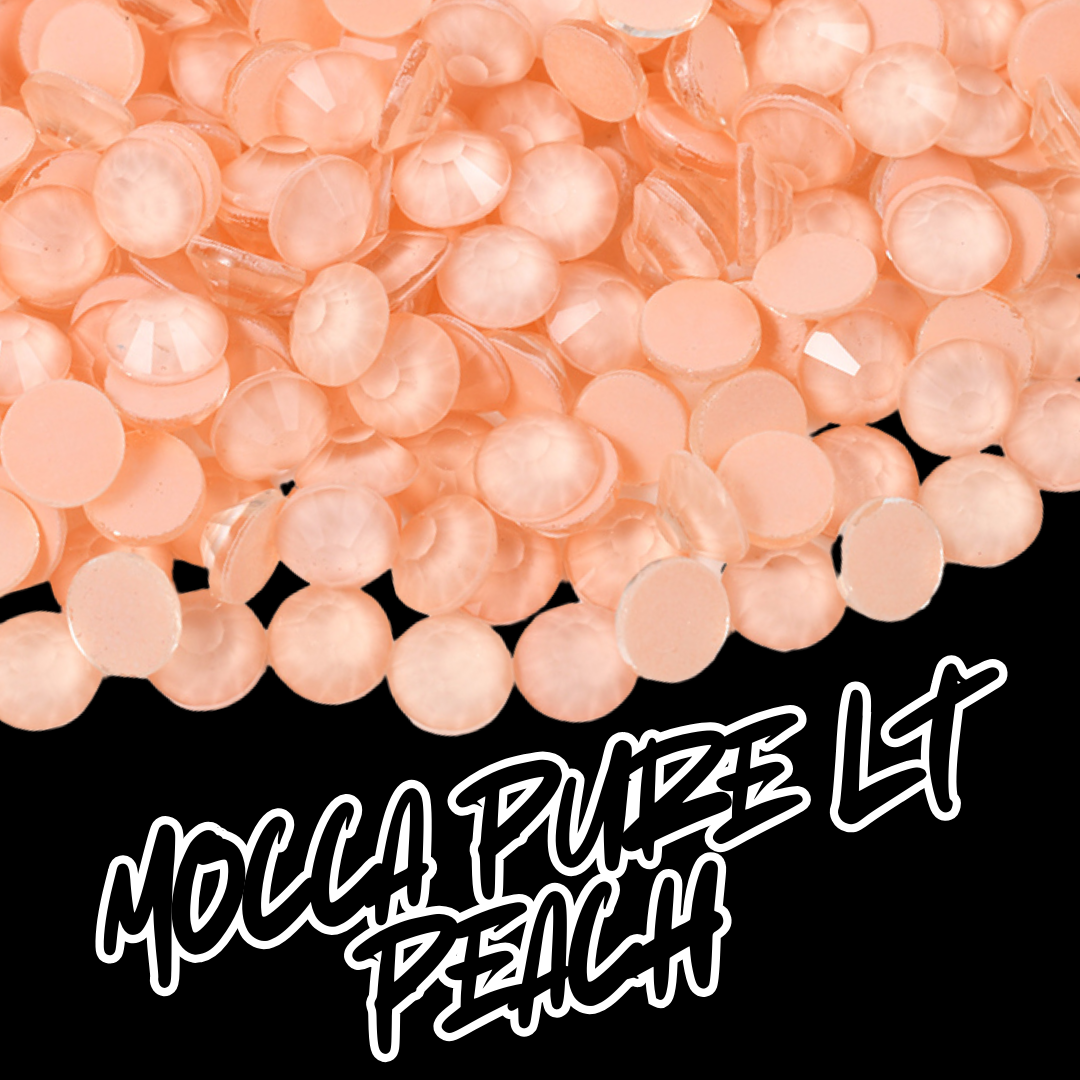 164 Mocca Pure Lt. Peach - Premium Rhinestones