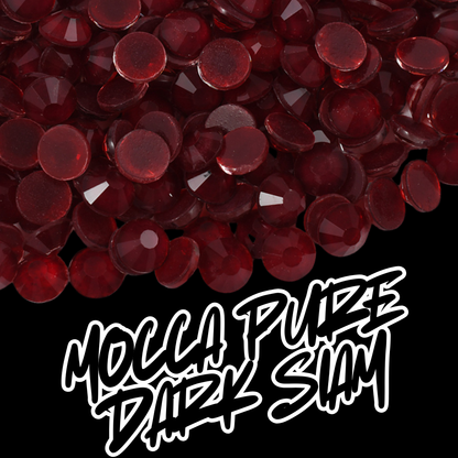 169 Mocca Pure Dark Siam - Premium Rhinestones