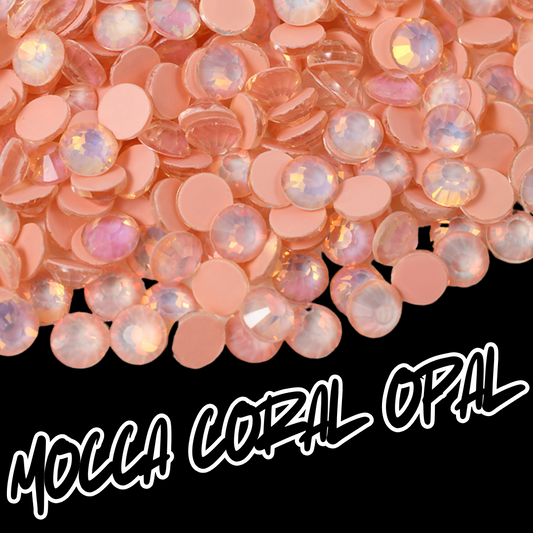 177 Mocca Coral Opal - Premium Rhinestones