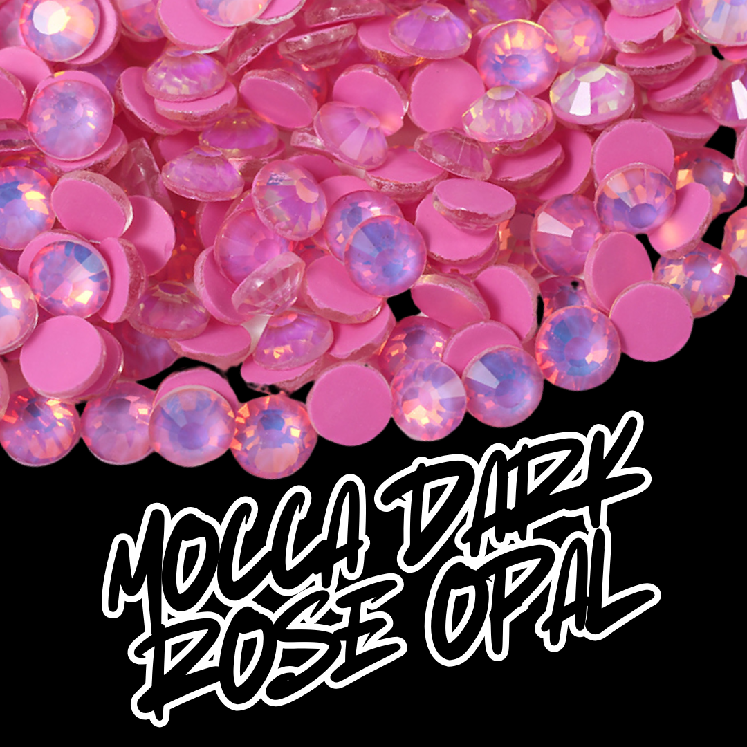 180 Mocca Dark Rose Opal - Premium Rhinestones